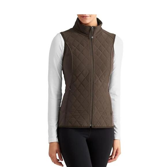 Athleta Jackets & Blazers - Athleta Upside Quilted Vest Women's XS Olive Army Green 65336